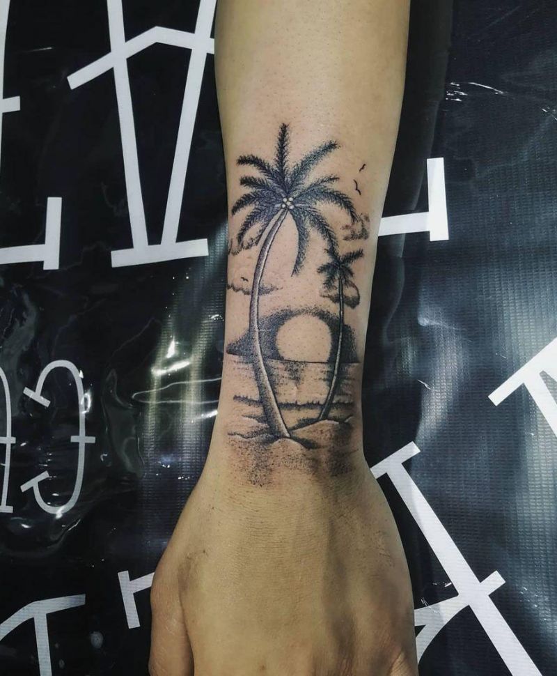 30 Pretty Island Tattoos to Inspire You