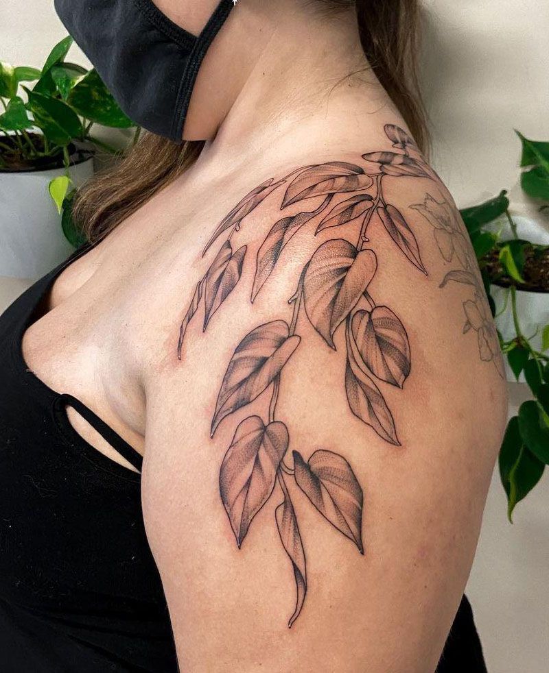 30 Unique Pothos Tattoos Make You Attractive