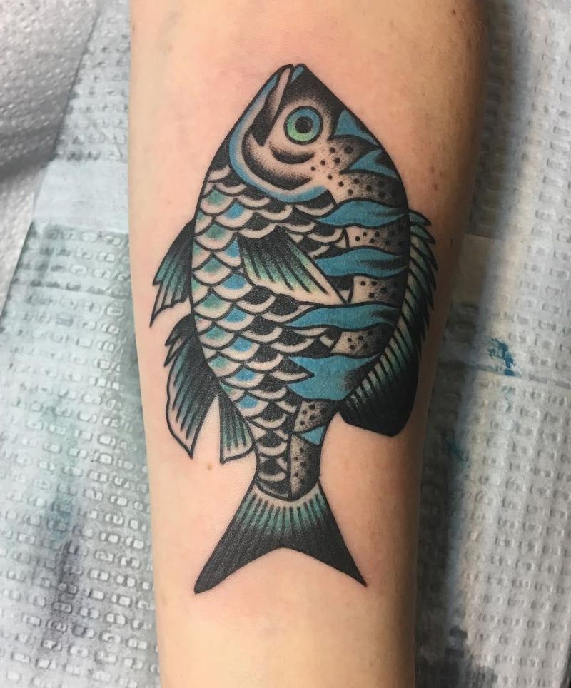 30 Pretty Bluegill Tattoos For Your Next Ink