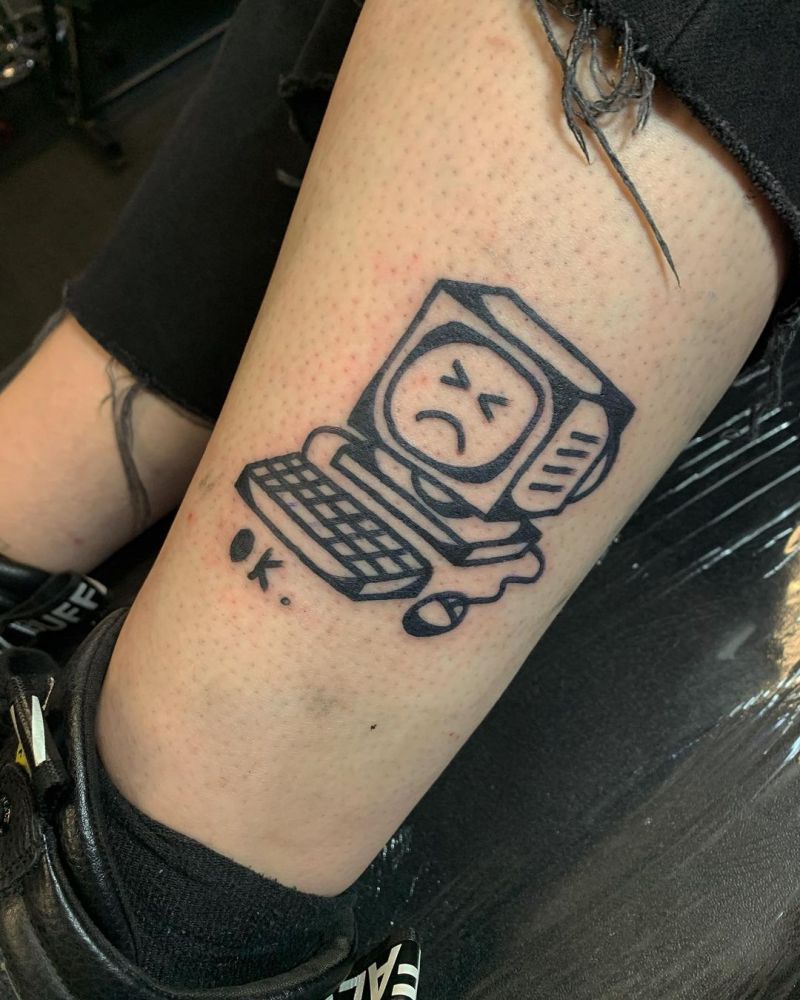 30 Unique Computer Tattoos You Must See