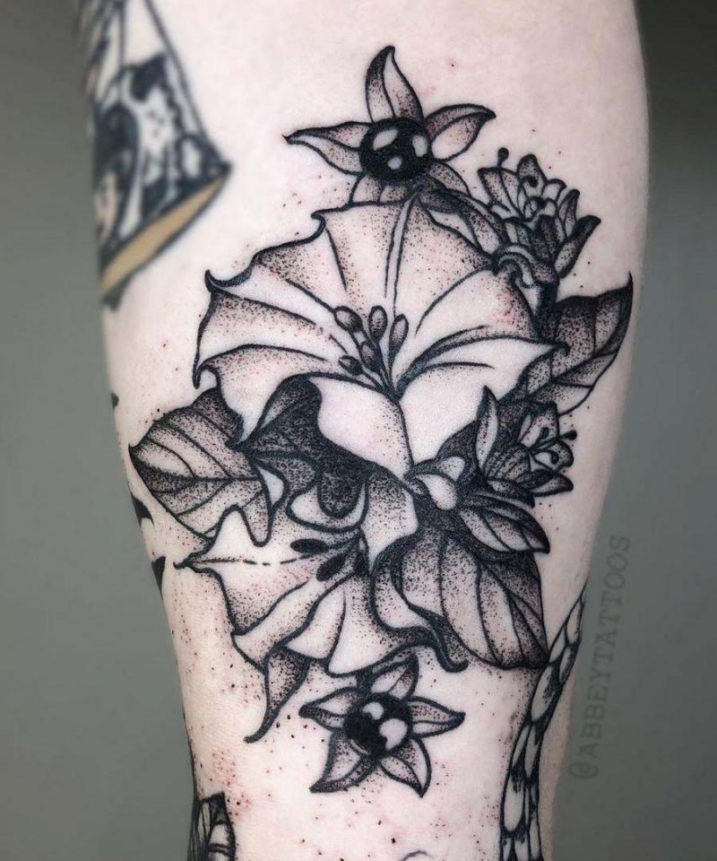 30 Unique Datura Tattoos to Inspire You