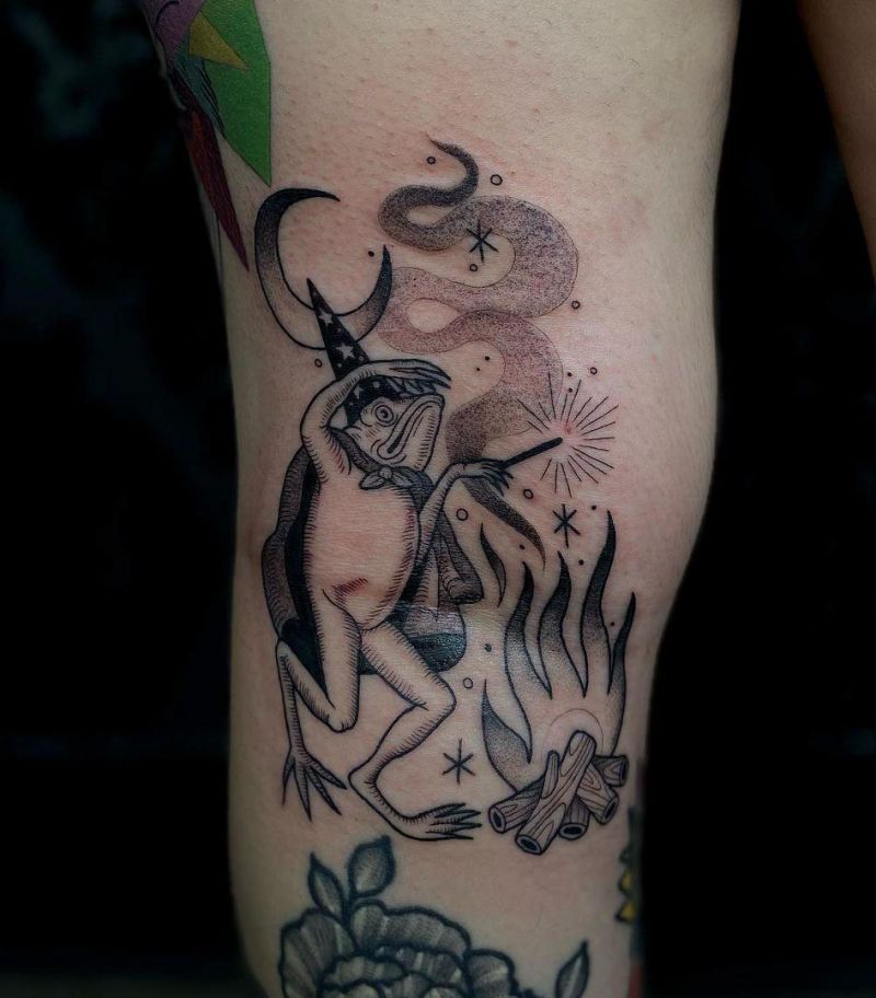 30 Unique Frog Wizard Tattoos for Your Inspiration