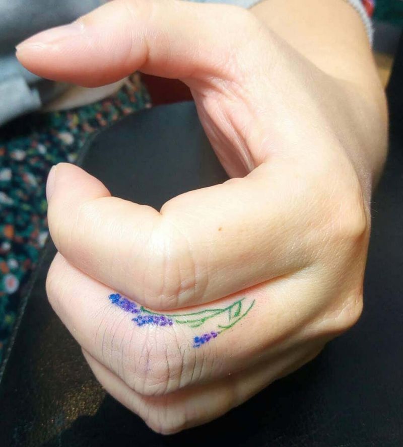 30 Elegant Lavender Tattoos You Can Copy