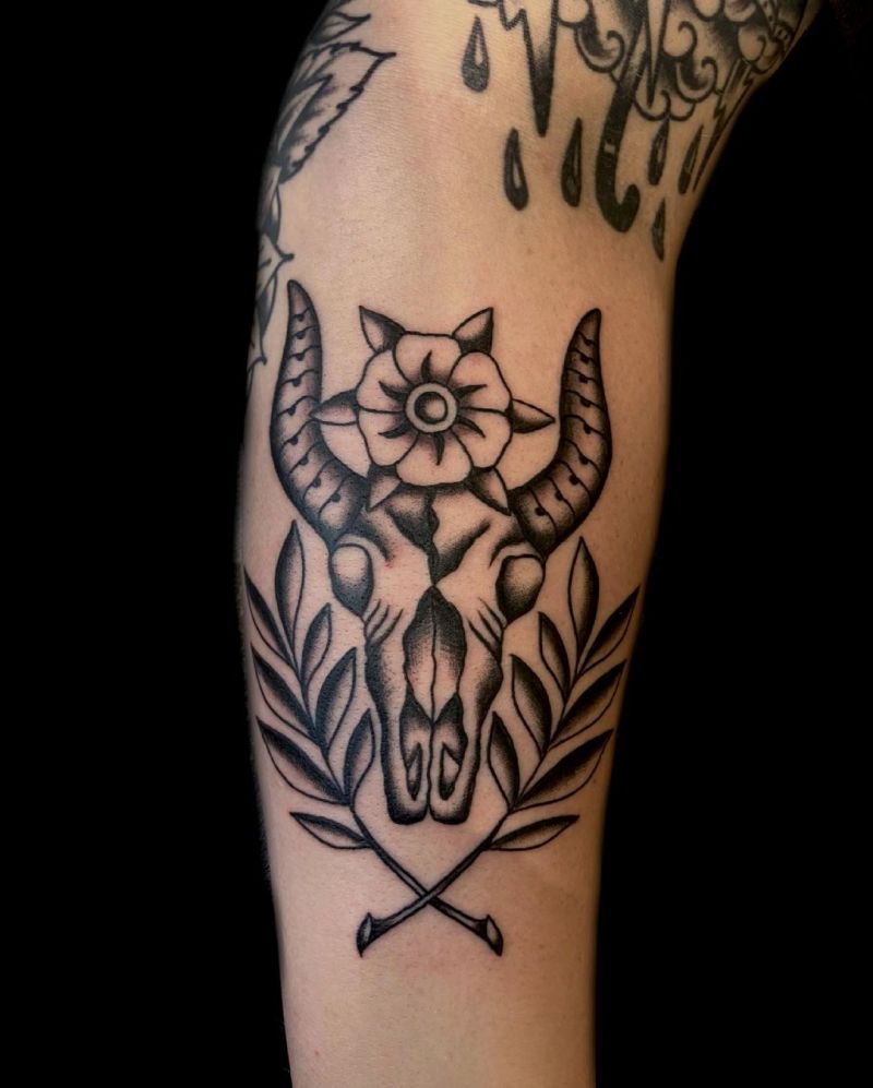 30 Cool Longhorn Tattoos You Must See