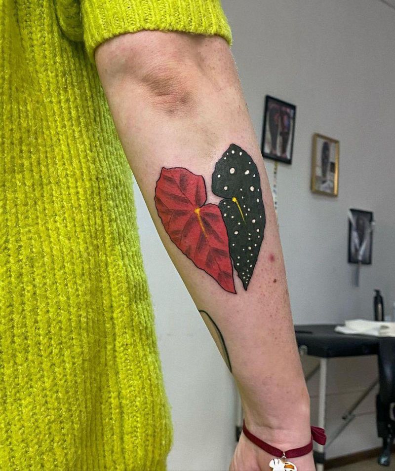 30 Unique Begonia Tattoos For Your Next Ink