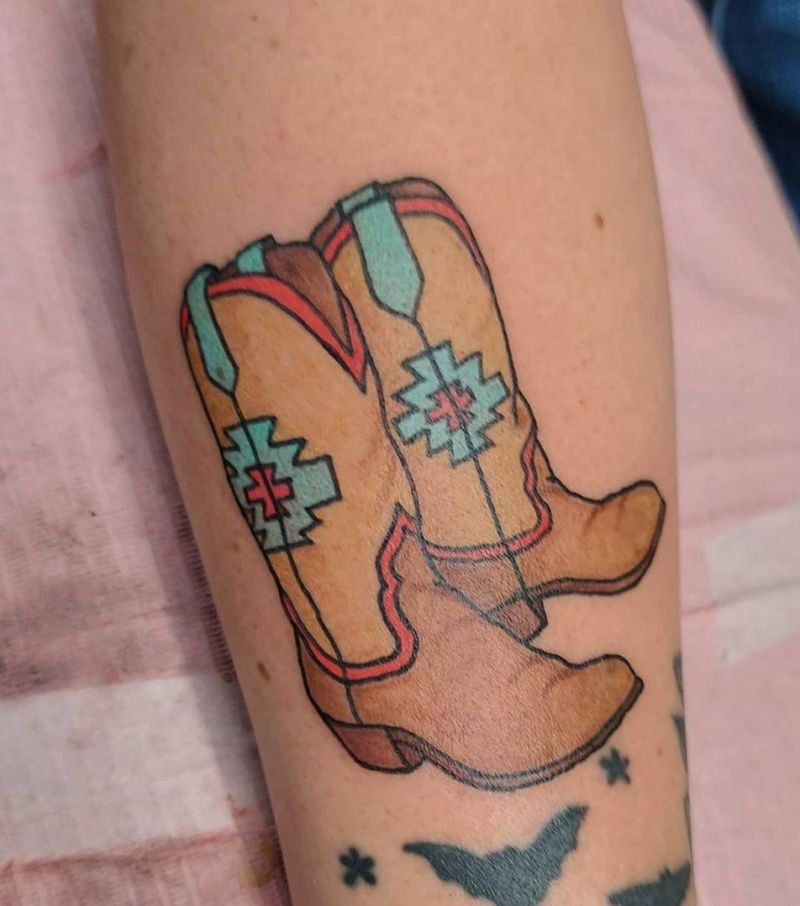 30 Unique Boot Tattoos You Will Love