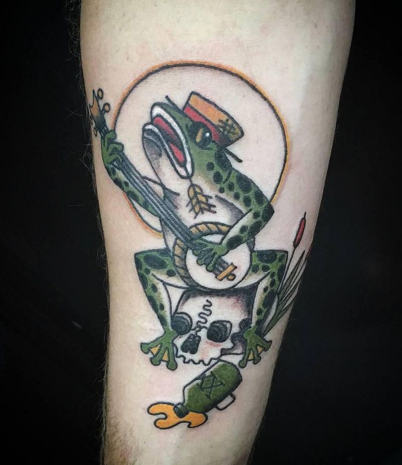 30 Unique Bullfrog Tattoos You Must Try