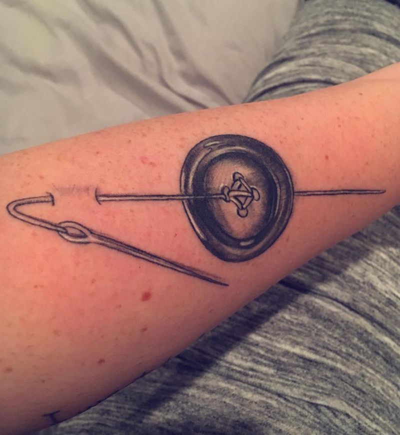 30 Unique Button Tattoos For Your Next Ink