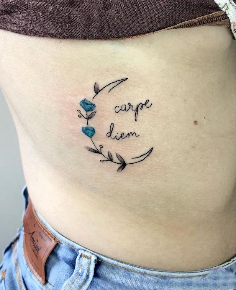 30 Unique Carpe Diem Tattoos You Must Love