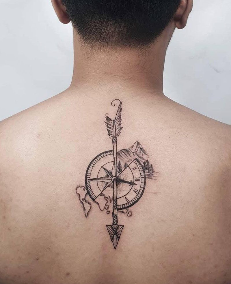 30 Unique Compass Tattoos You Must Try