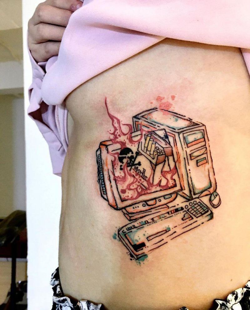 30 Unique Computer Tattoos You Must See