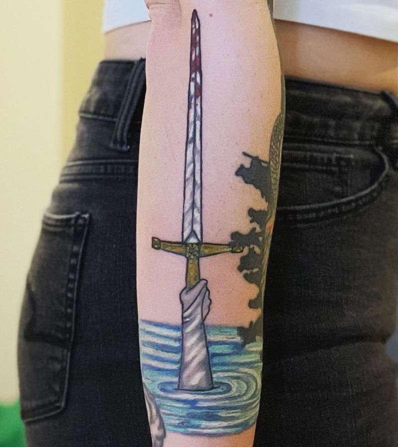 30 Pretty Excalibur Tattoos You Must Try