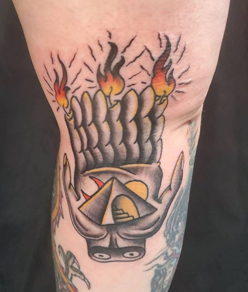 30 Unique Hand of Glory Tattoos to Inspire You