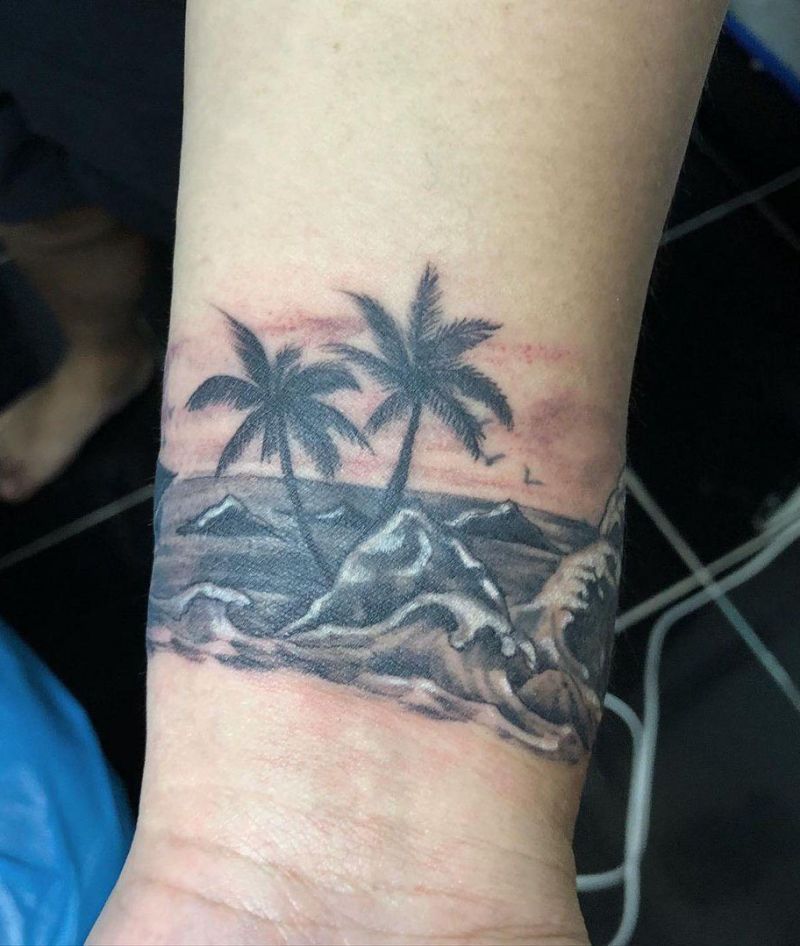 30 Pretty Island Tattoos to Inspire You