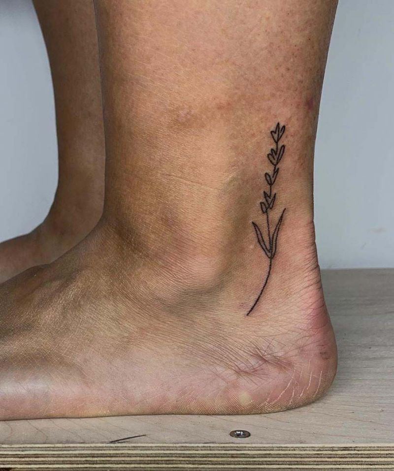 30 Elegant Lavender Tattoos You Can Copy