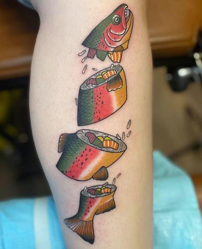 30 Unique Sushi Tattoos for Your Inspiration