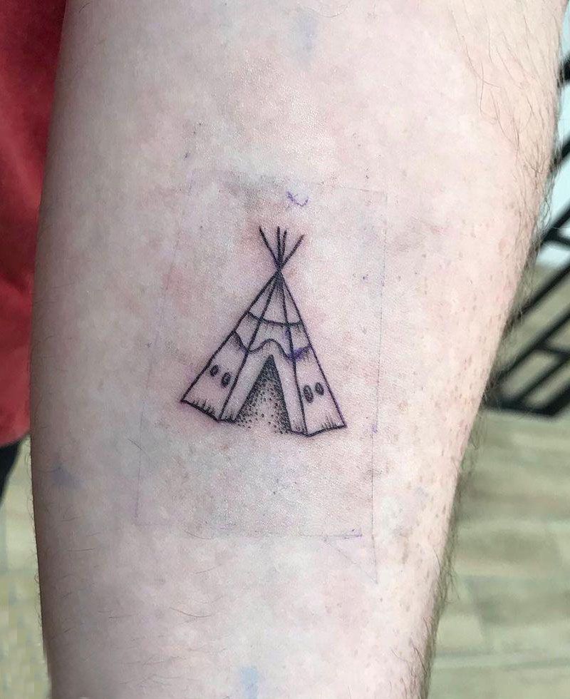 30 Pretty Tent Tattoos You Must Love