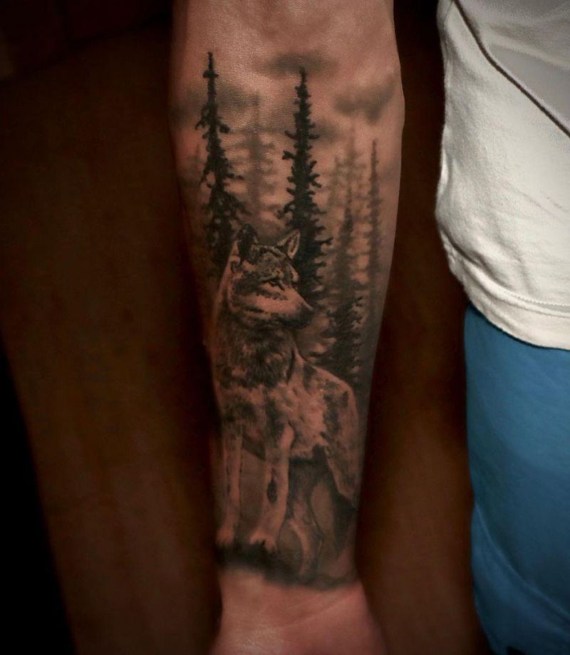 30 Pretty Treeline Tattoos to Inspire You