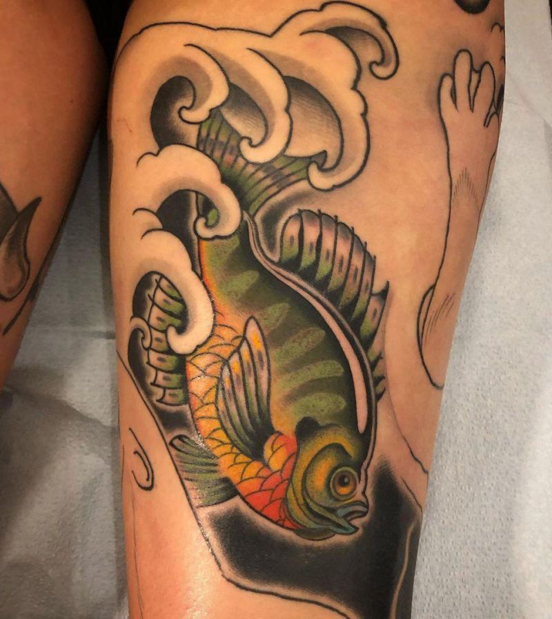 30 Pretty Bluegill Tattoos For Your Next Ink