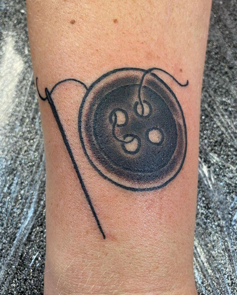 30 Unique Button Tattoos For Your Next Ink