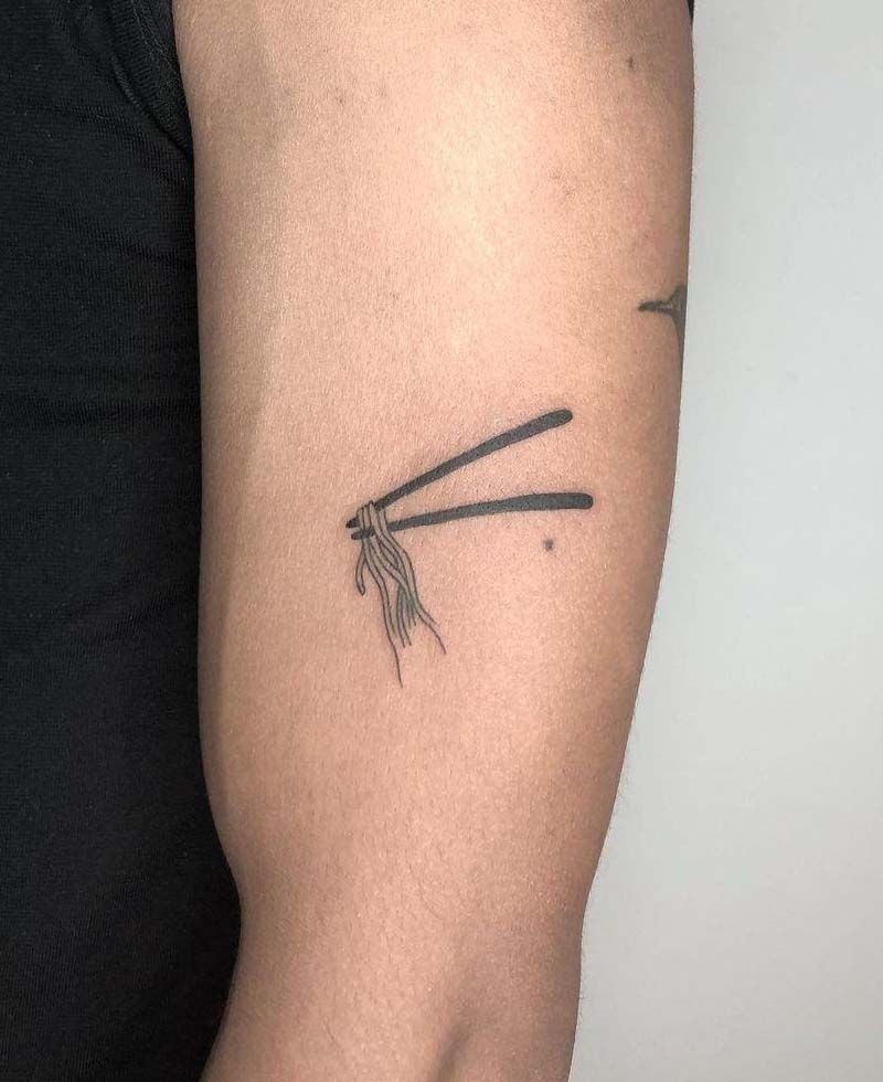 30 Unique Chopstick Tattoos You Must See