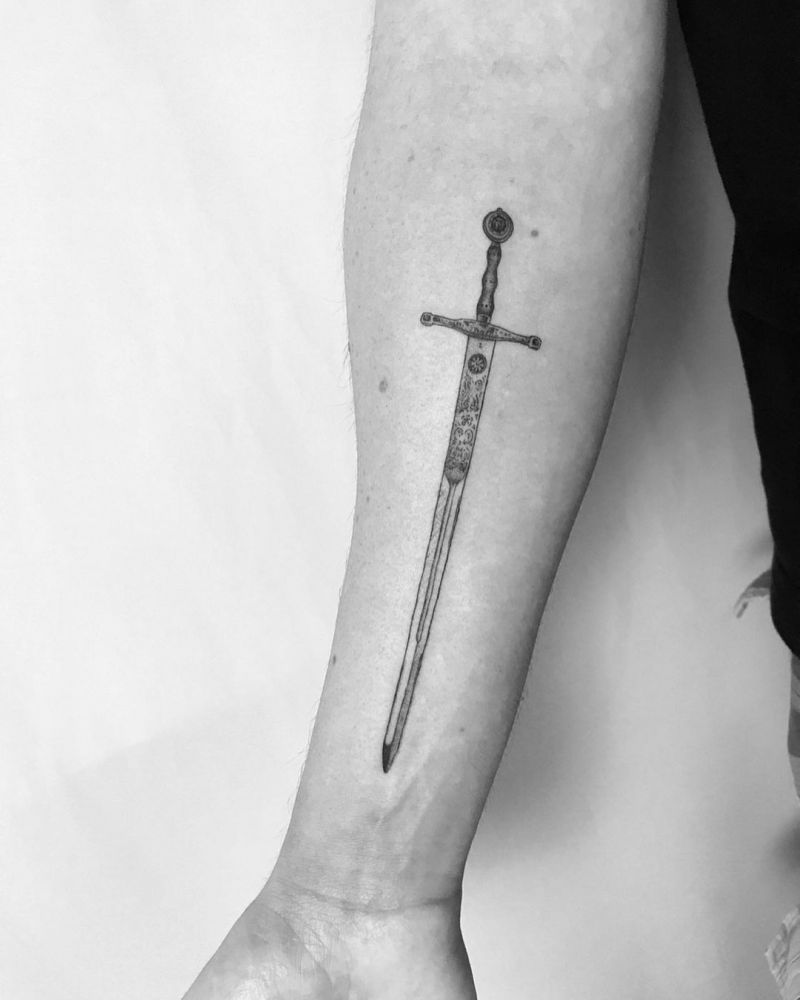 30 Pretty Excalibur Tattoos You Must Try