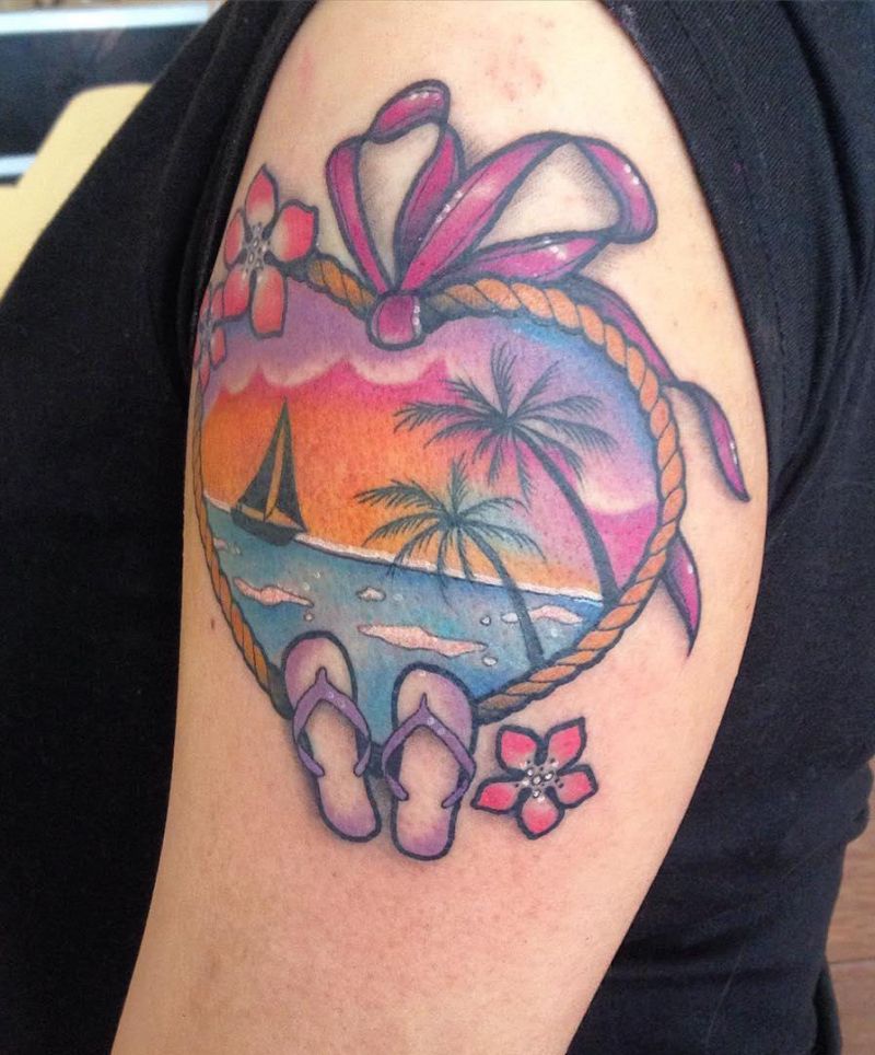 30 Unique Flip Flop Tattoos You Will Love