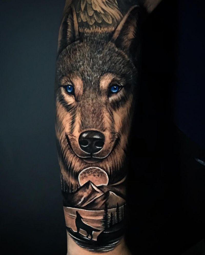 30 Gorgeous Lobo Tattoos You Must See