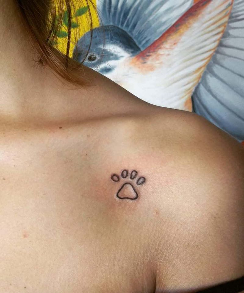 30 Unique Paw Print Tattoos You Must Try