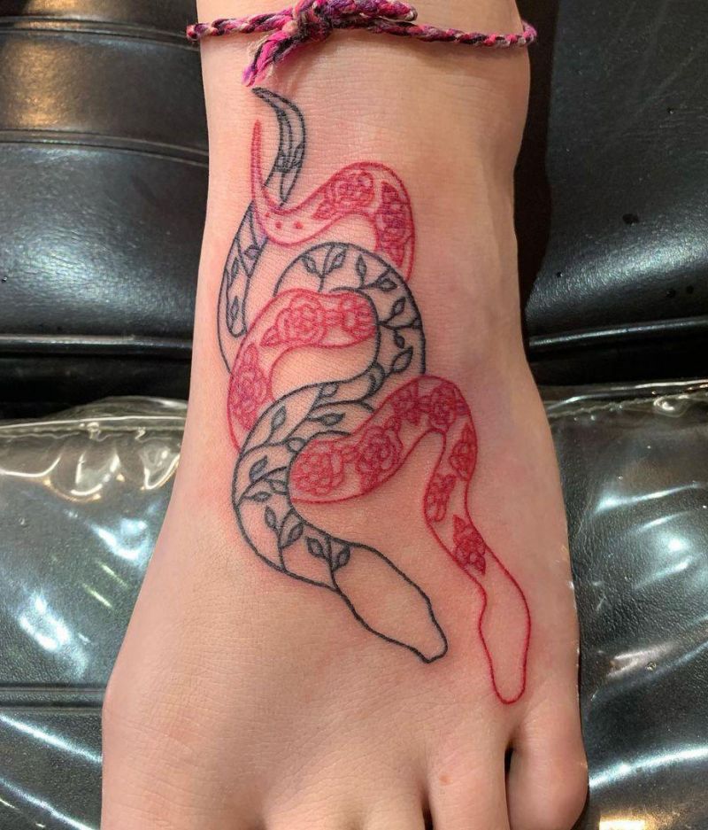 30 Cool Two Snakes Tattoos You Will Love