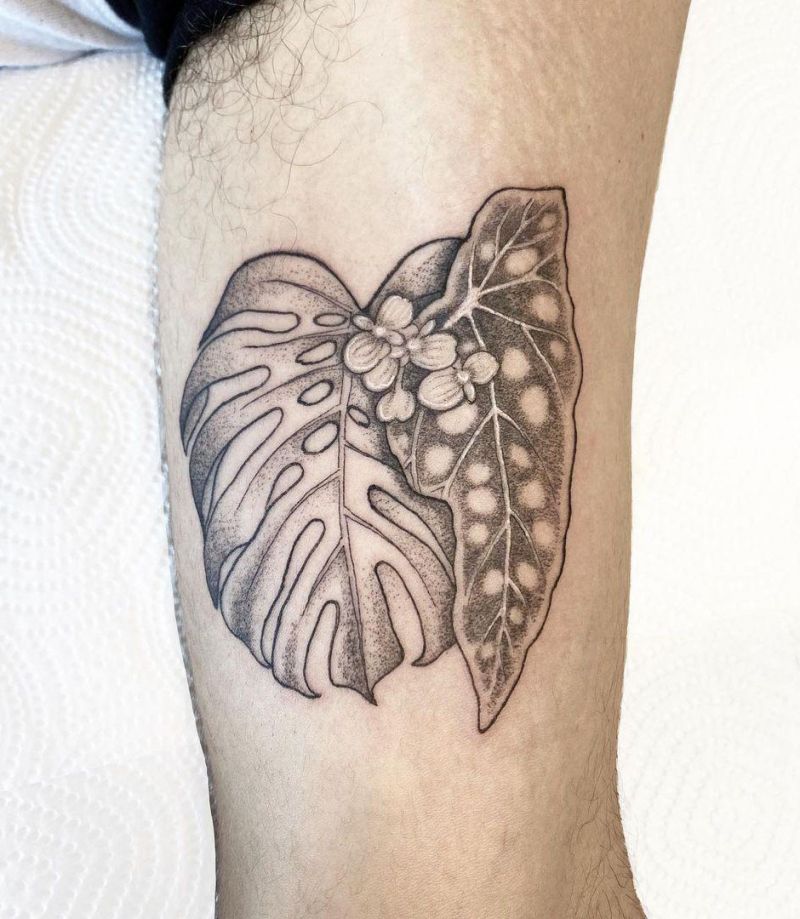 30 Unique Begonia Tattoos For Your Next Ink