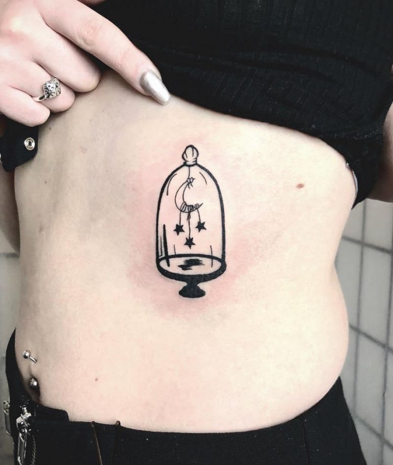 30 Unique Bell Jar Tattoos You Must Try