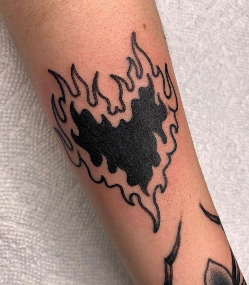 30 Unique Black Heart Tattoos You Can Copy