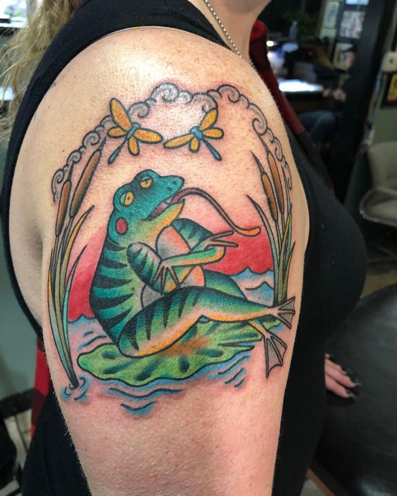 30 Unique Bullfrog Tattoos You Must Try