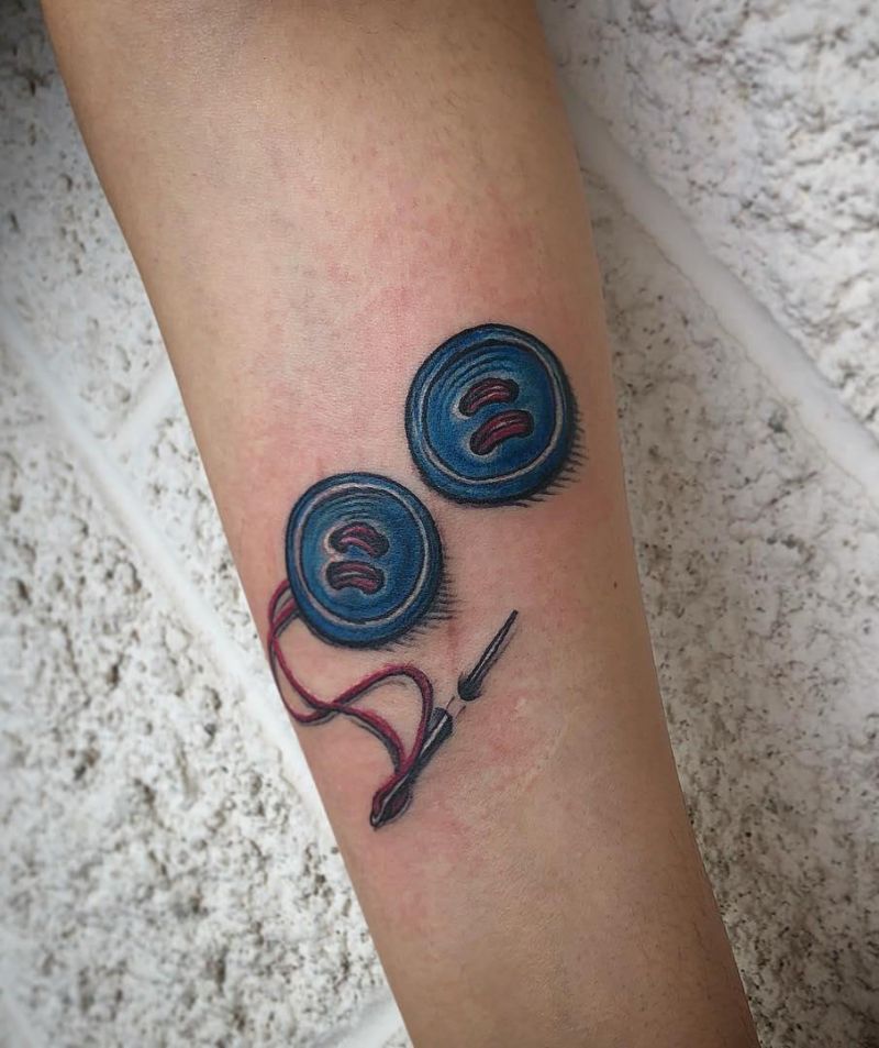 30 Unique Button Tattoos For Your Next Ink