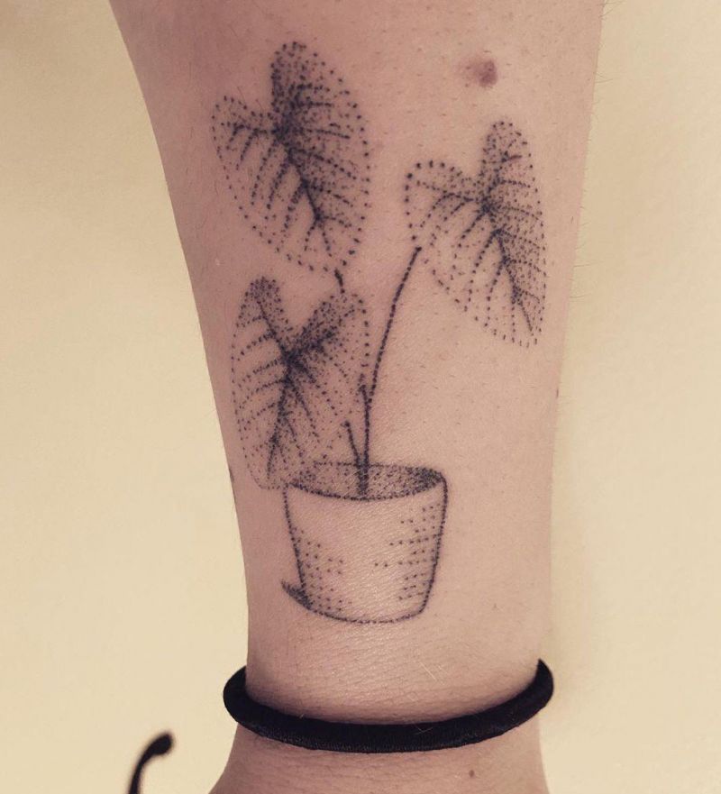 30 Unique Potted Plant Tattoos For Your Next Ink