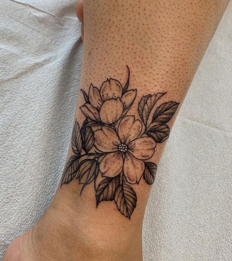 30 Unique Wild Rose Tattoos to Inspire You