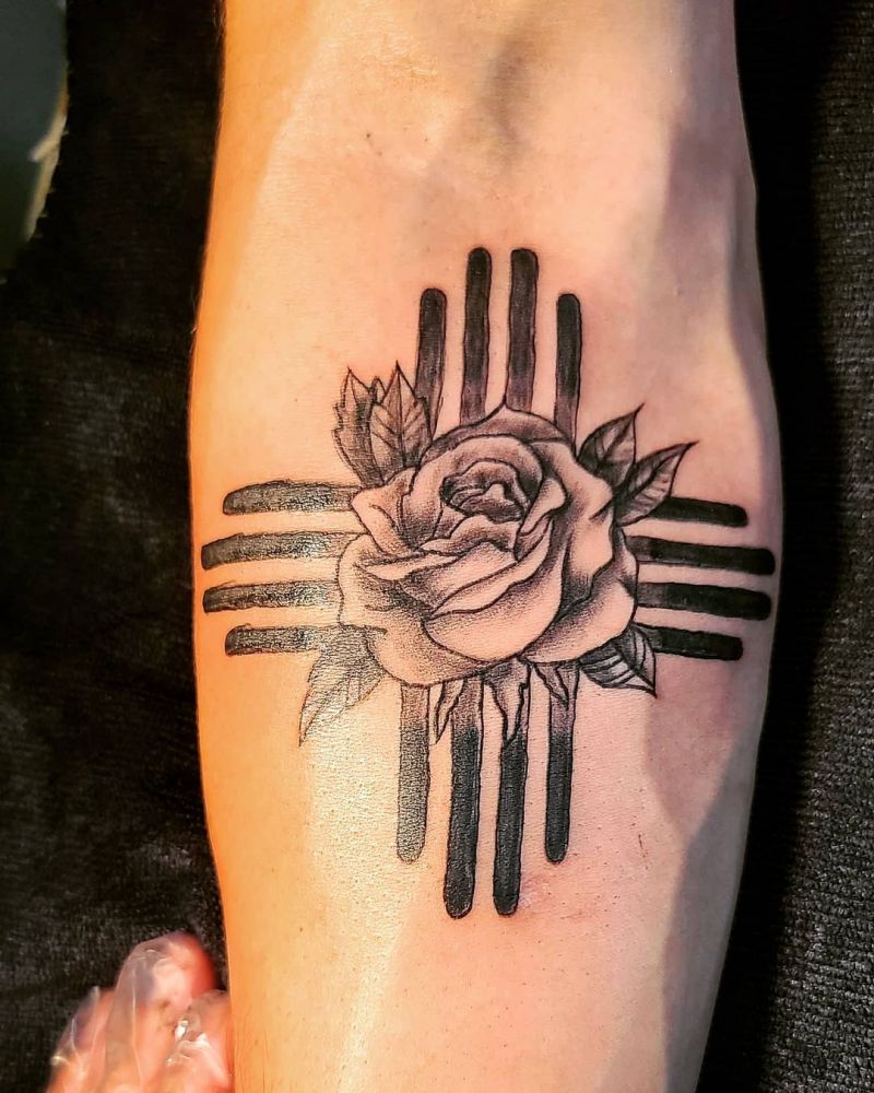 30 Unique Zia Symbol Tattoos for Your Inspiration