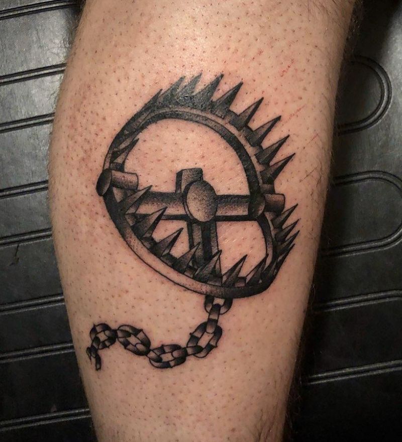 30 Unique Bear Trap Tattoos You Can Copy