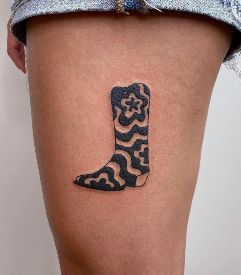 30 Unique Boot Tattoos You Will Love