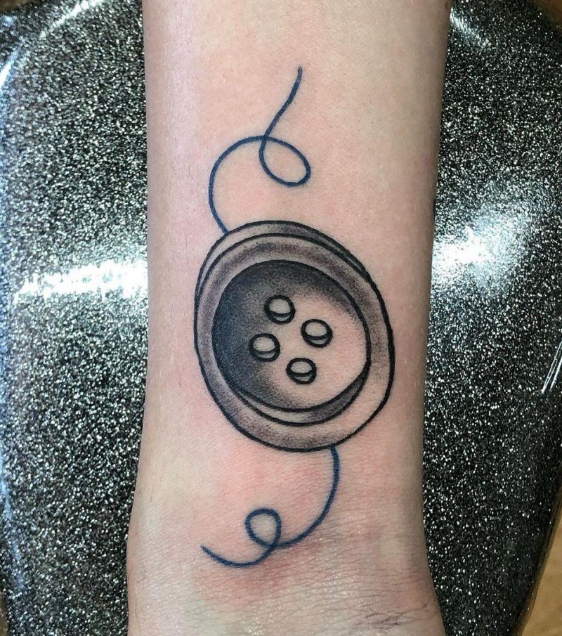 30 Unique Button Tattoos For Your Next Ink