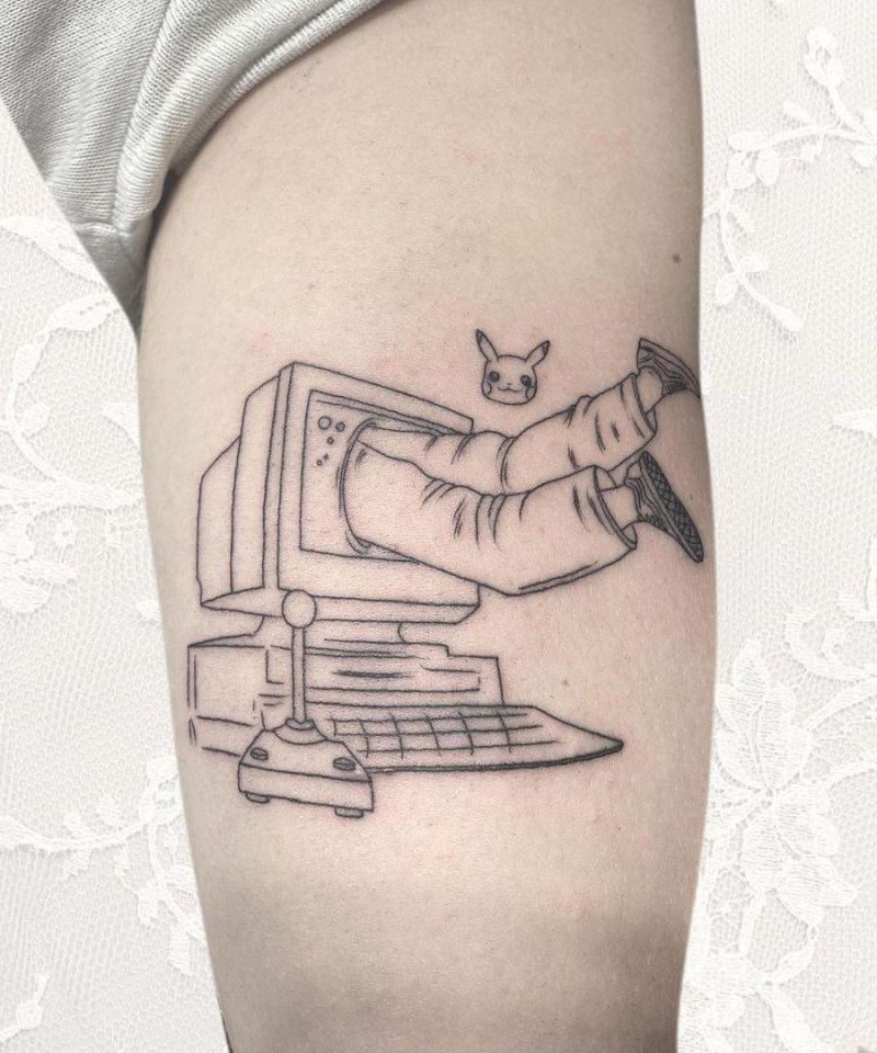 30 Unique Computer Tattoos You Must See