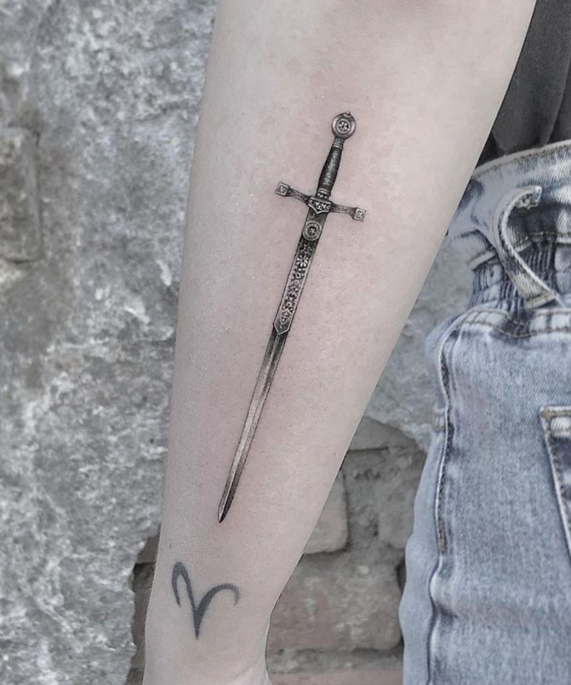 30 Pretty Excalibur Tattoos You Must Try