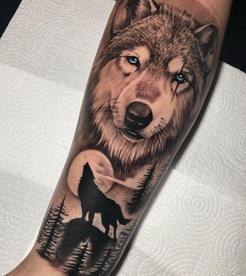 30 Gorgeous Lobo Tattoos You Must See