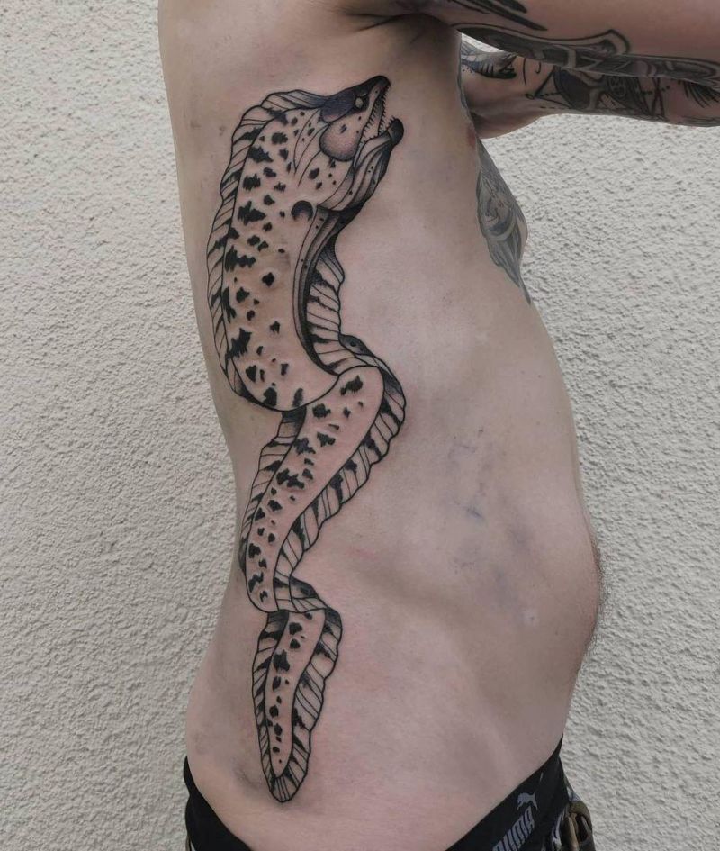 30 Pretty Moray Eel Tattoos You Can Copy