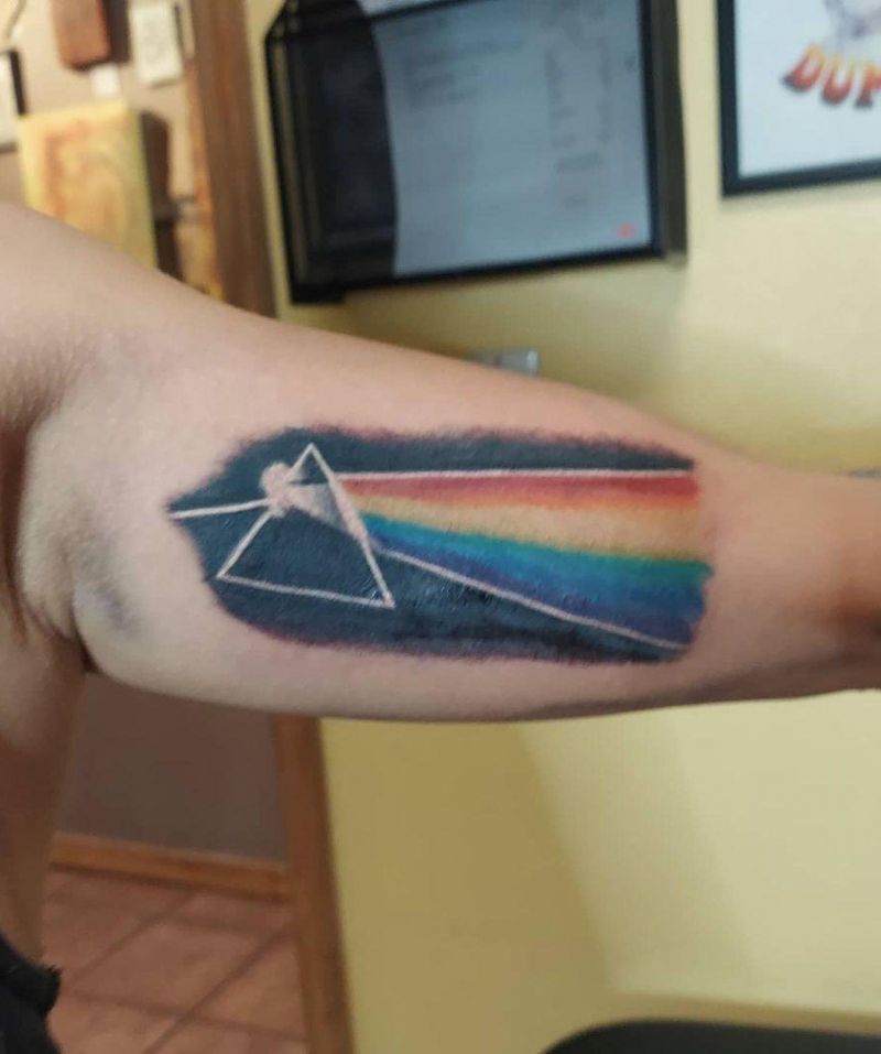 30 Elegant Prism Tattoos You Must Try