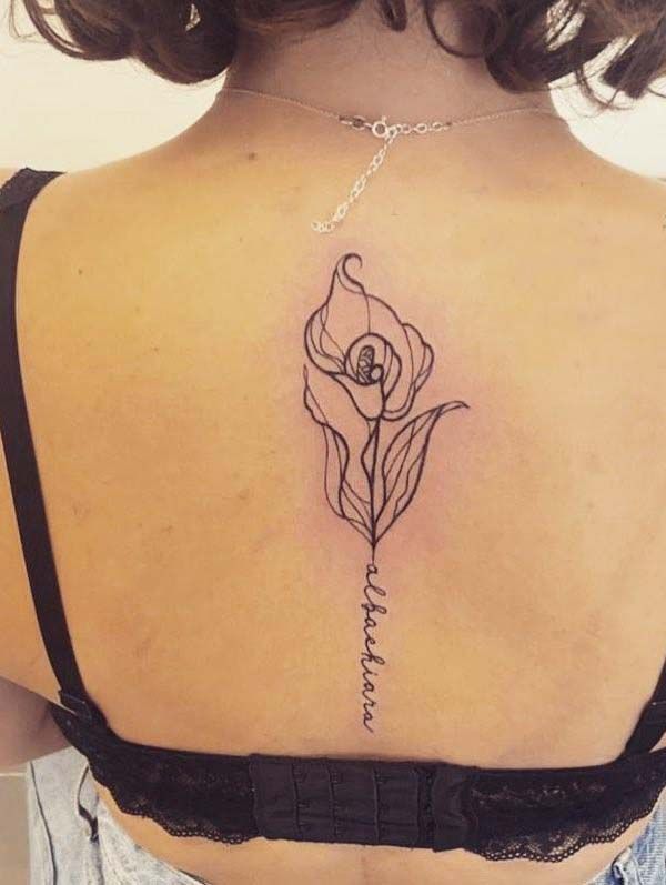 30 Pretty Calla Lily Tattoos Make You Attractive