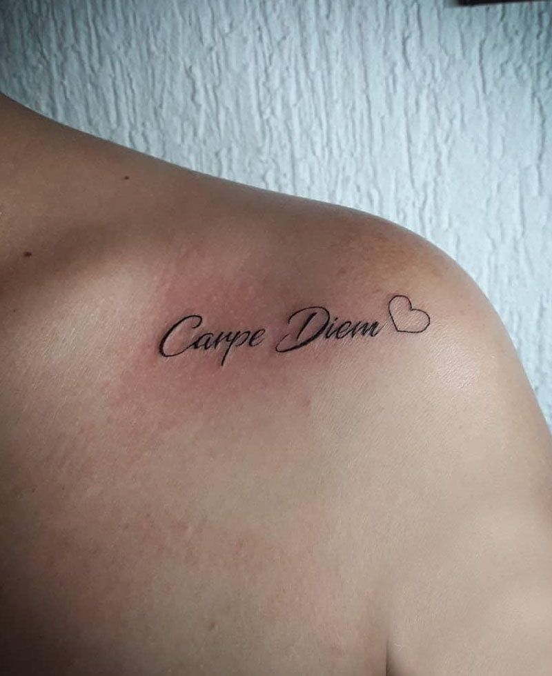 30 Unique Carpe Diem Tattoos You Must Love