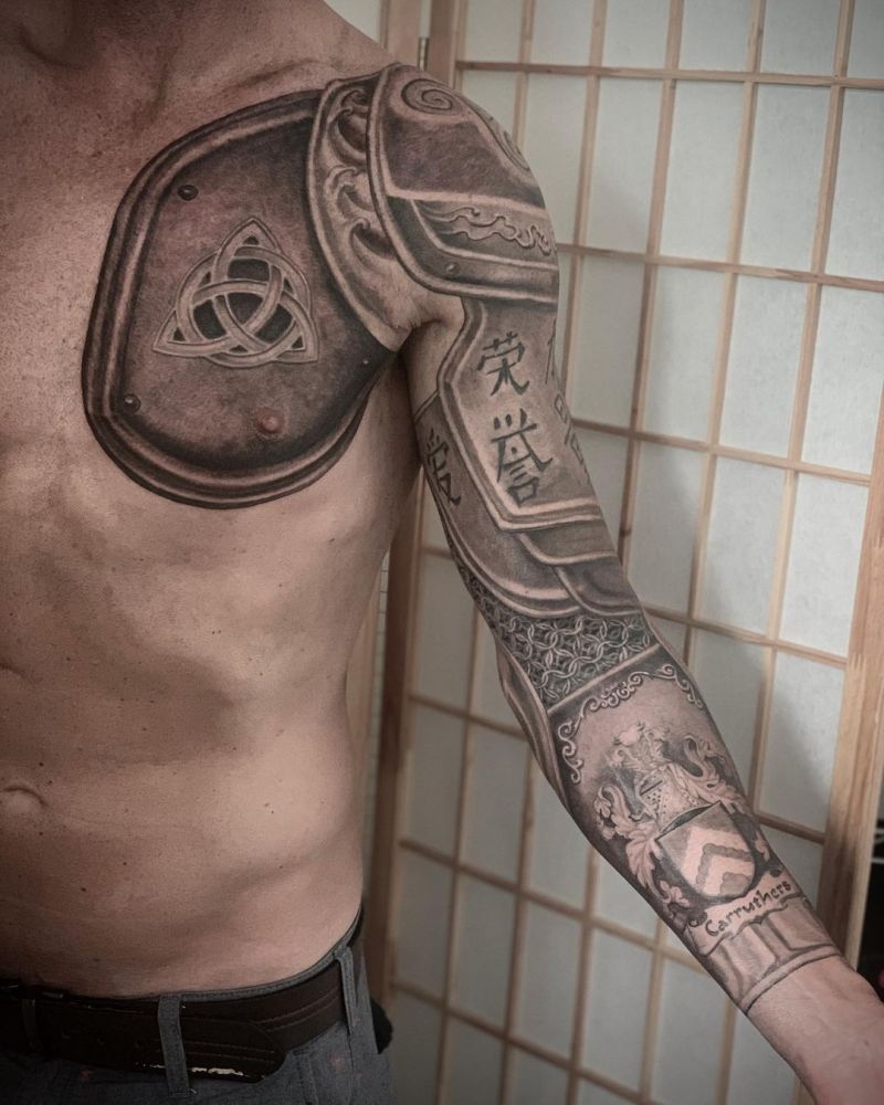 30 Gorgeous Chain Mail Tattoos You Must See