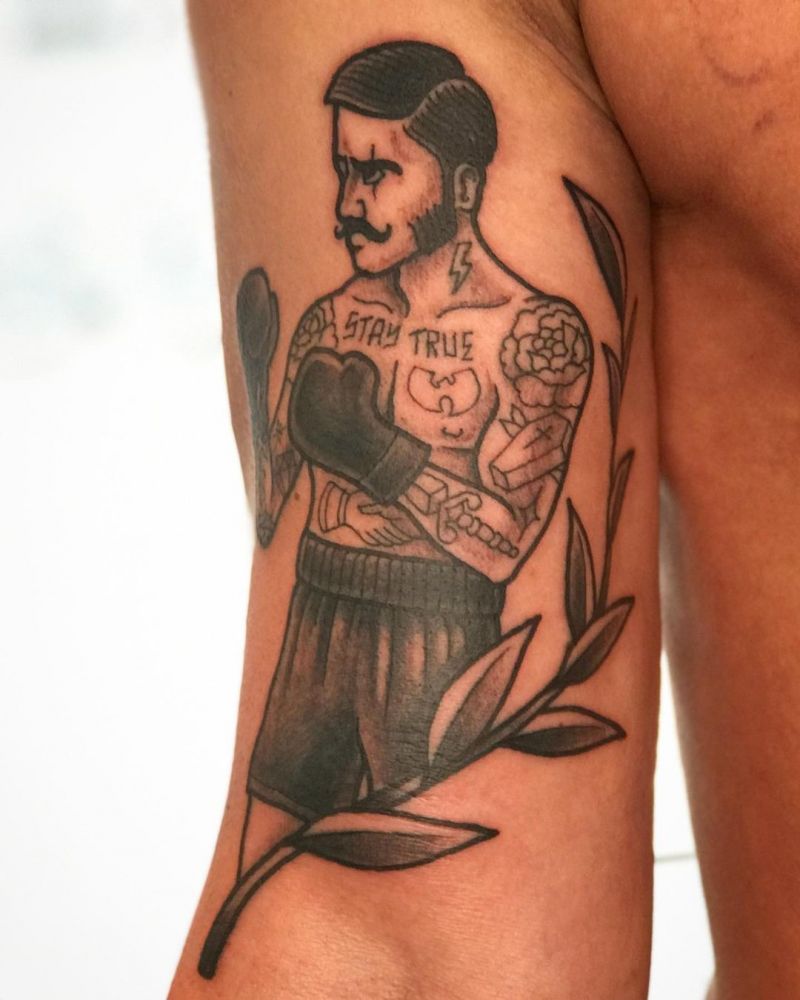 30 Excellent Fighter Tattoos You Must Love